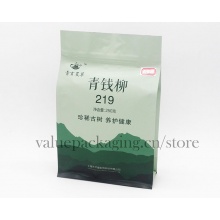 matte custom print box pouch zipperlock doypack for tea