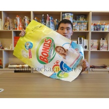 Flat strong plastic bag for 9kg powder detergent