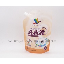 1Liter standup closure cap doypack for detergent liquids