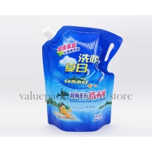 2Liter standing spout pouch for liquid chemicals