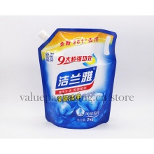 2Liter standing cap bag for washer fluids