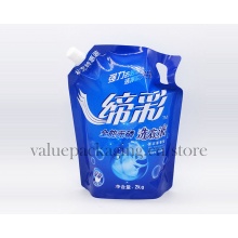 2Liter standing spout pouch for washer fluids