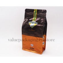 box bottom bag for 454g coffee beans