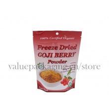 aluminum zipper bag for freeze dried goji berries