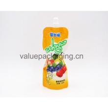 250ml hourglass plastic spout juice bag