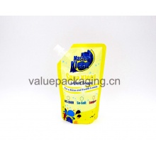 250ml strong spout pouch for liquid detergent