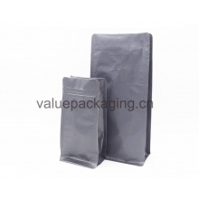 matte black aluminum foil coffee bags