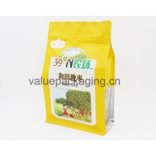 box bottom standup window bag for 500g chinese dates