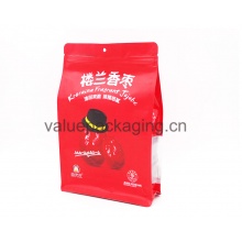 flat bottom zipperlock standup bag for 500g dates