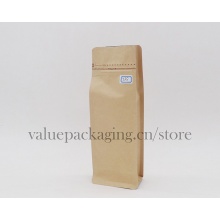 250g kraft paper skinny box bottom coffee bag