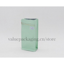 100g matte green box bottom coffee bag