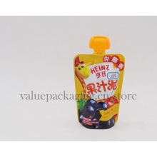 120g standup spout pouch package for fruit jam