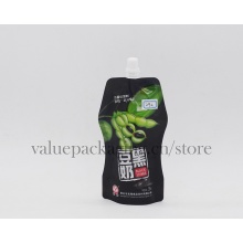 hourglass shape Spout Pouch for 258ml soybean milk