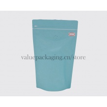 500g matte green standup coffee bag