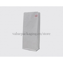 flat bottom kraft paper pouch for 1kg coffee beans