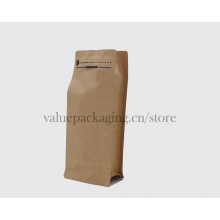 1kg kraft paper coffee bag custom print