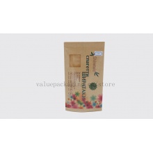 High glossy kraft paper pouch