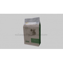 Flat bottom pouch for dog food 1.5kg