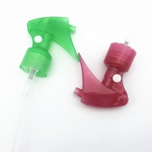 Plastic colorful 24 410 mini trigger sprayer with PET bottle