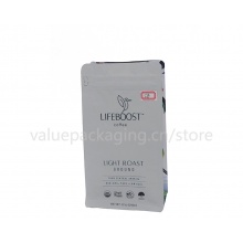 12oz LifeBoost box bottom coffee bag