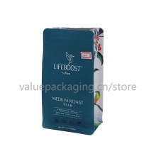 12oz LifeBoost box bottom coffee bag