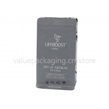 12oz LifeBoost flat bottom coffee bag