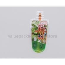 100ml juice plastic bag package ice lolly shape