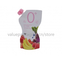 custom print standing cap spout pouch for 250grams fruit jam