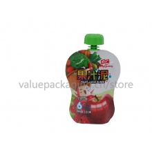 spout doypack package for 103grams apple hawthorn fruit juice pure