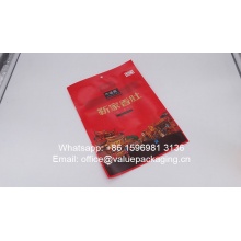 matte PET film finish plastic bag package for meat products